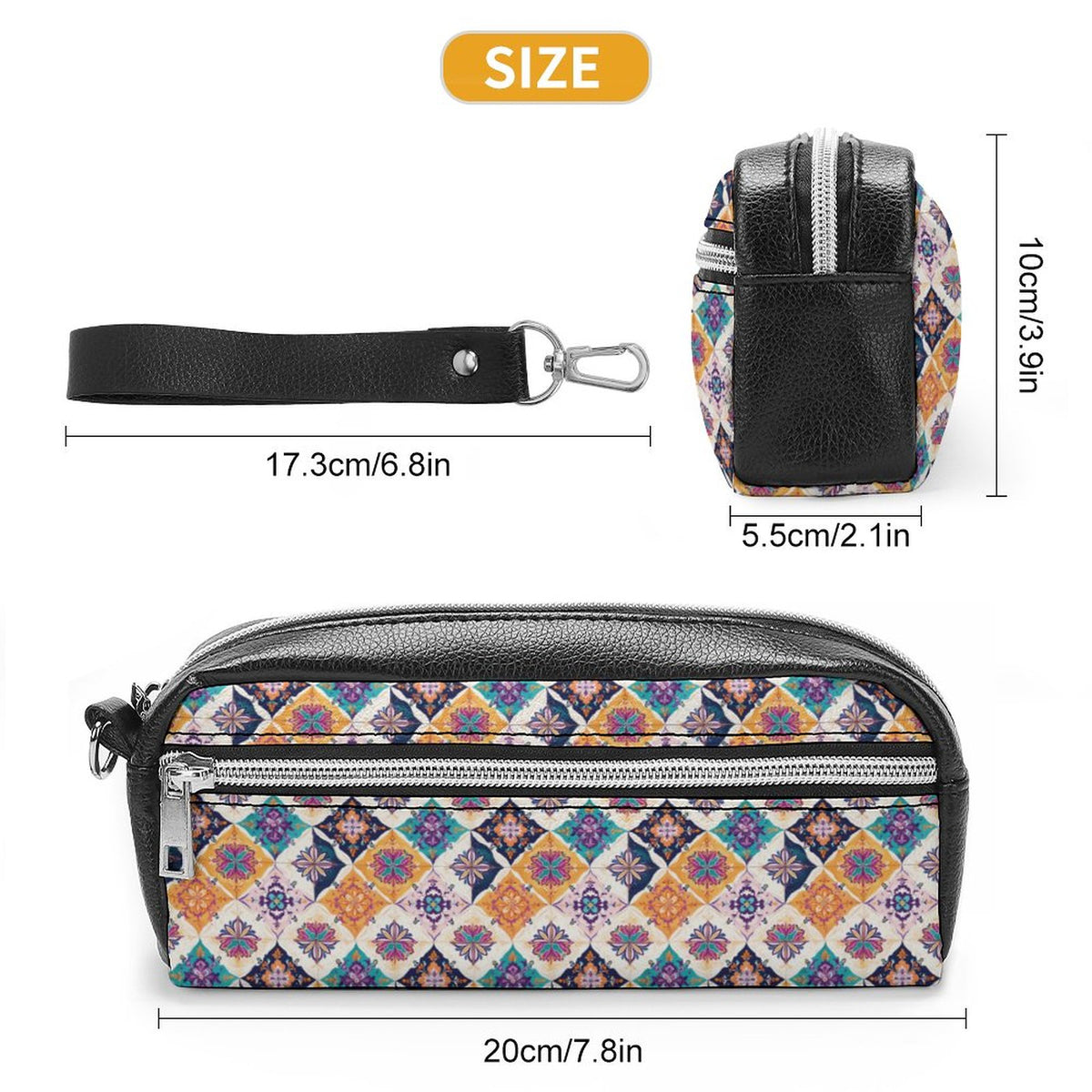 Versatile Cosmetic Bag & Pencil Case Pouch