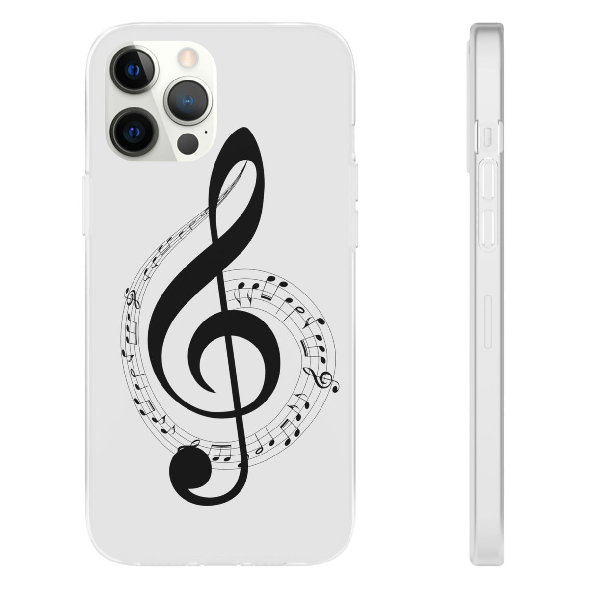 Phone Case — Musical Treble Clef Design