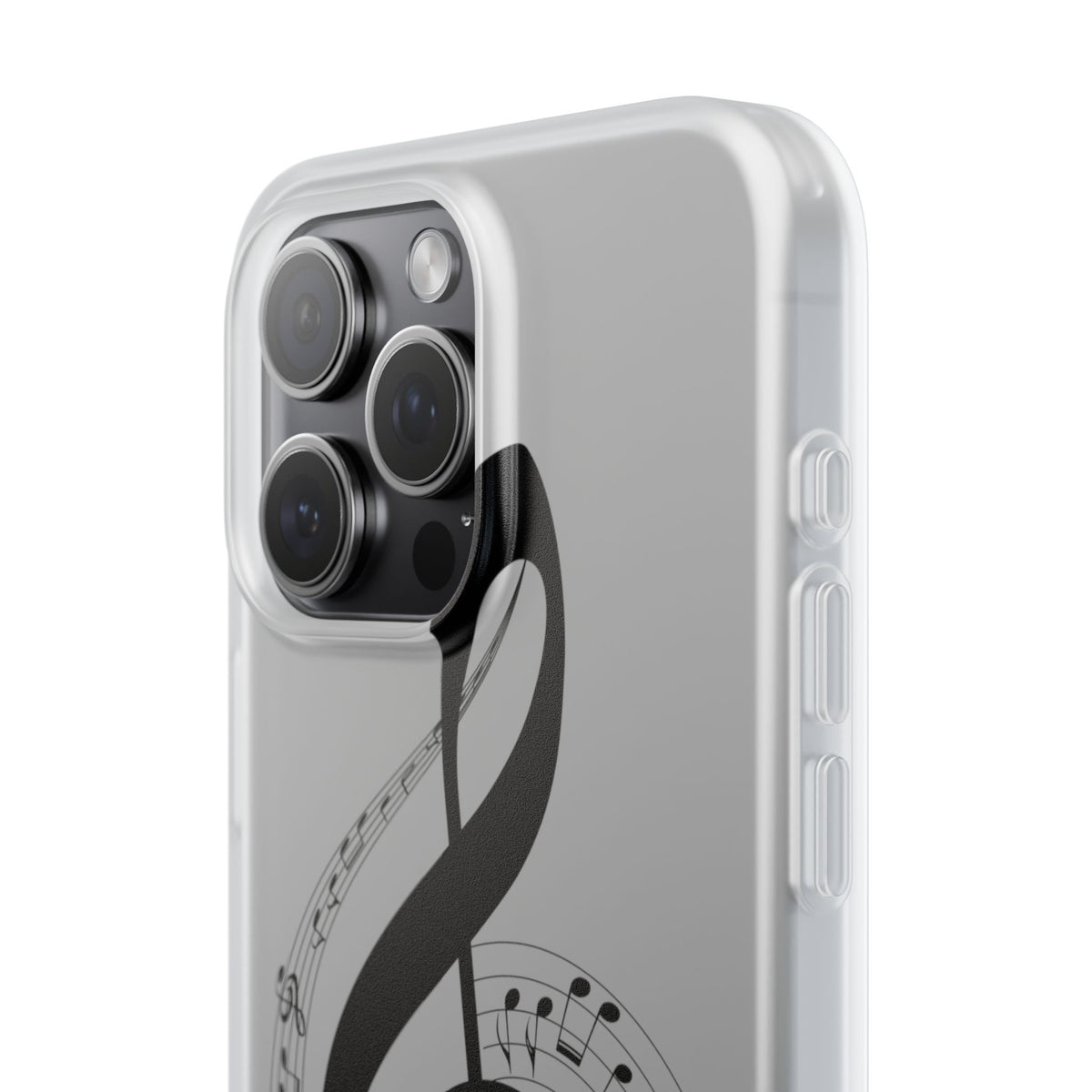 Phone Case — Musical Treble Clef Design