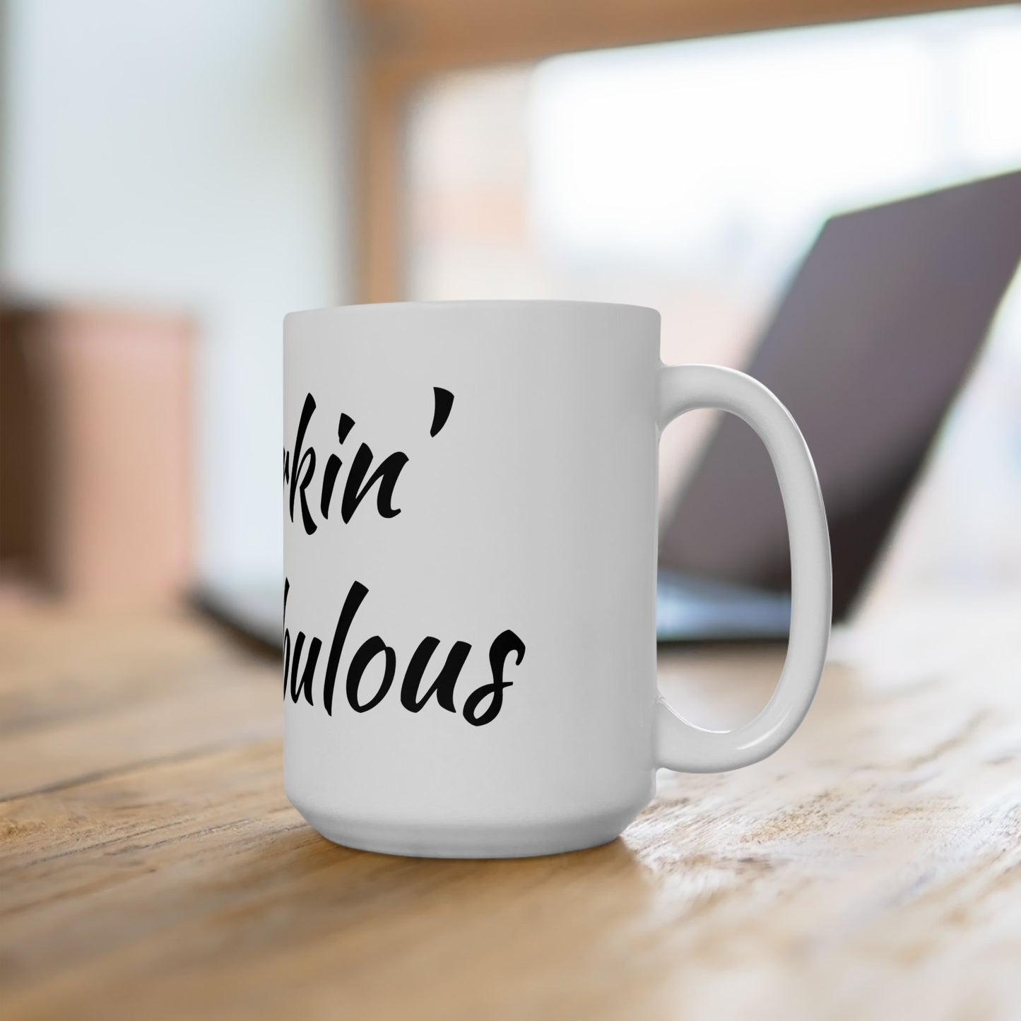Furking Fabulous Ceramic Mug — Funny Cat Lover Coffee Cup (11oz/15oz)