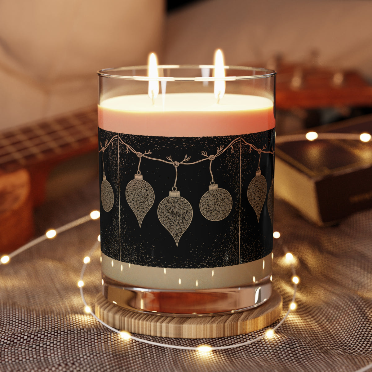 Elegant Holiday Scented Candle, Cozy Home Decor, Christmas Gift, Aromatherapy Candle, Festive Ambiance
