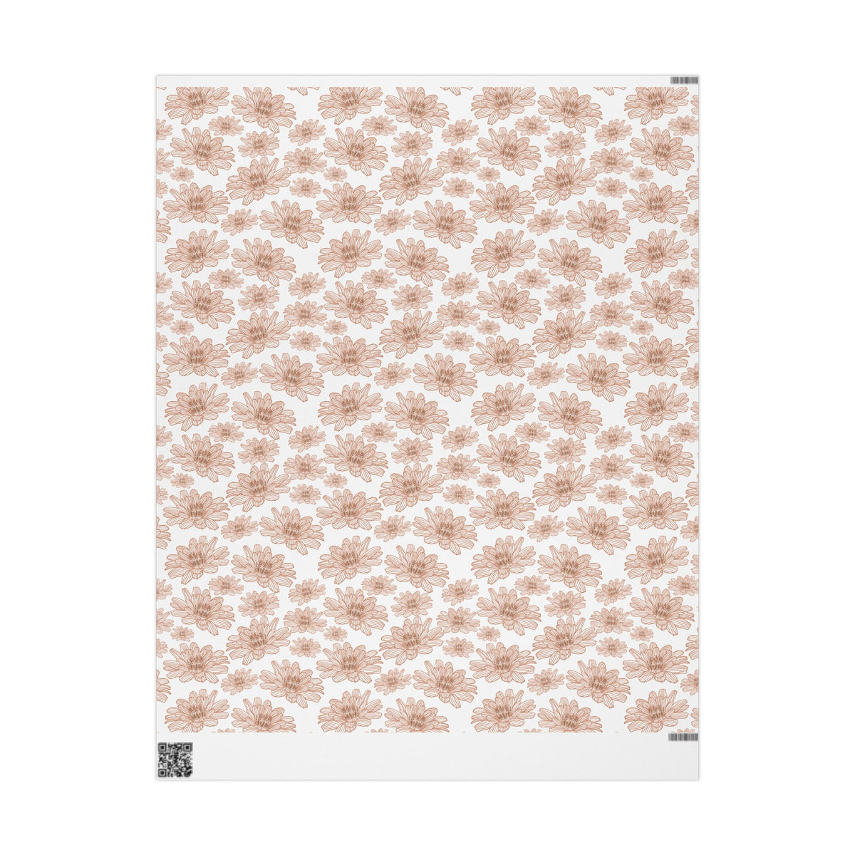 Elegant Floral Wrapping Paper, Gift Wrap for Birthdays, Weddings, Anniversaries, Holidays, Eco-Friendly Gift Wrap