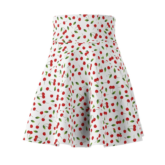 Cherry Blossom Women's Skater Skirt, Cute Summer Skirt, Gift for Her, Floral AOP Skirt, Casual Skater Skirt, Perfect for Picnics