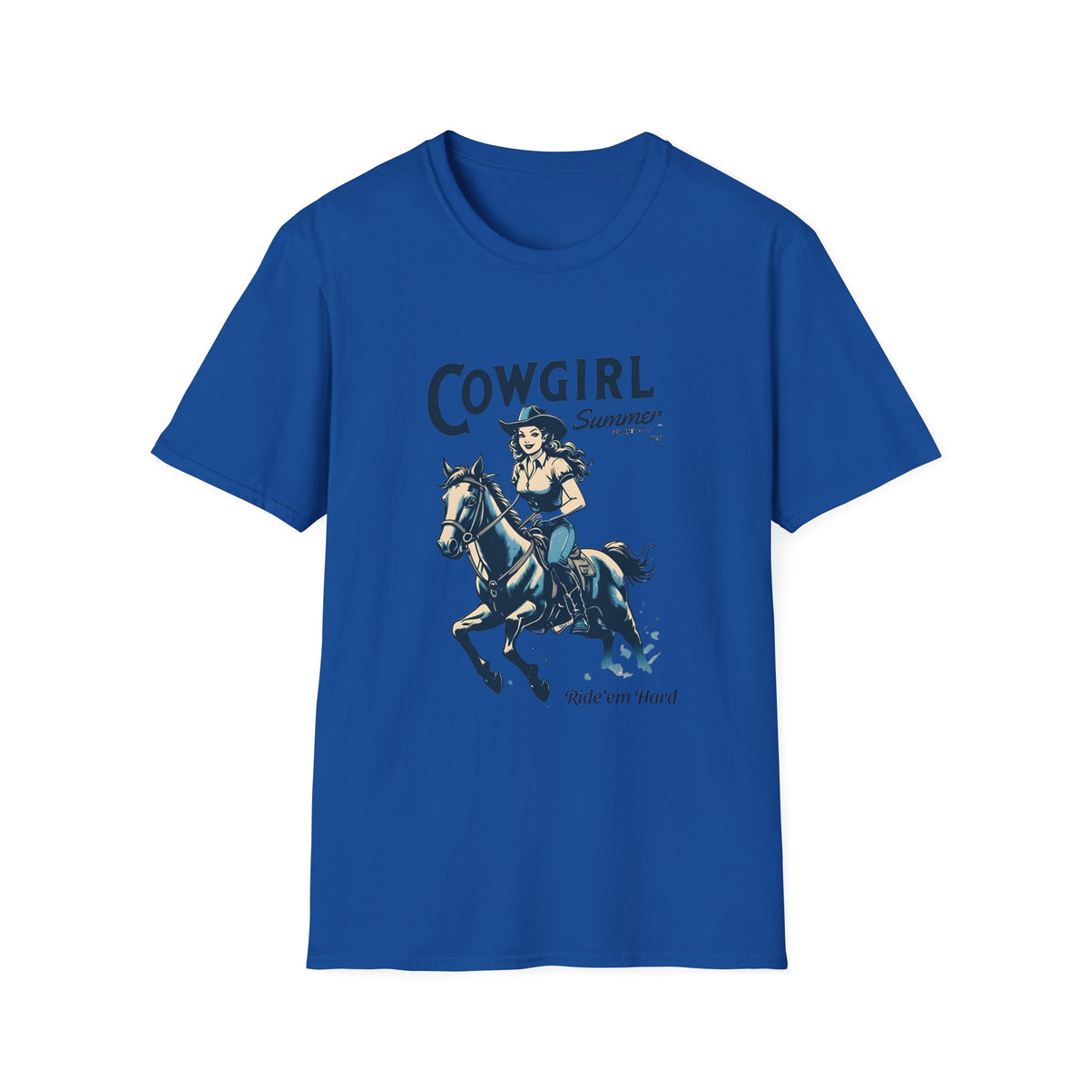 Cowgirl Summer Soft style T-Shirt for Horse Lovers