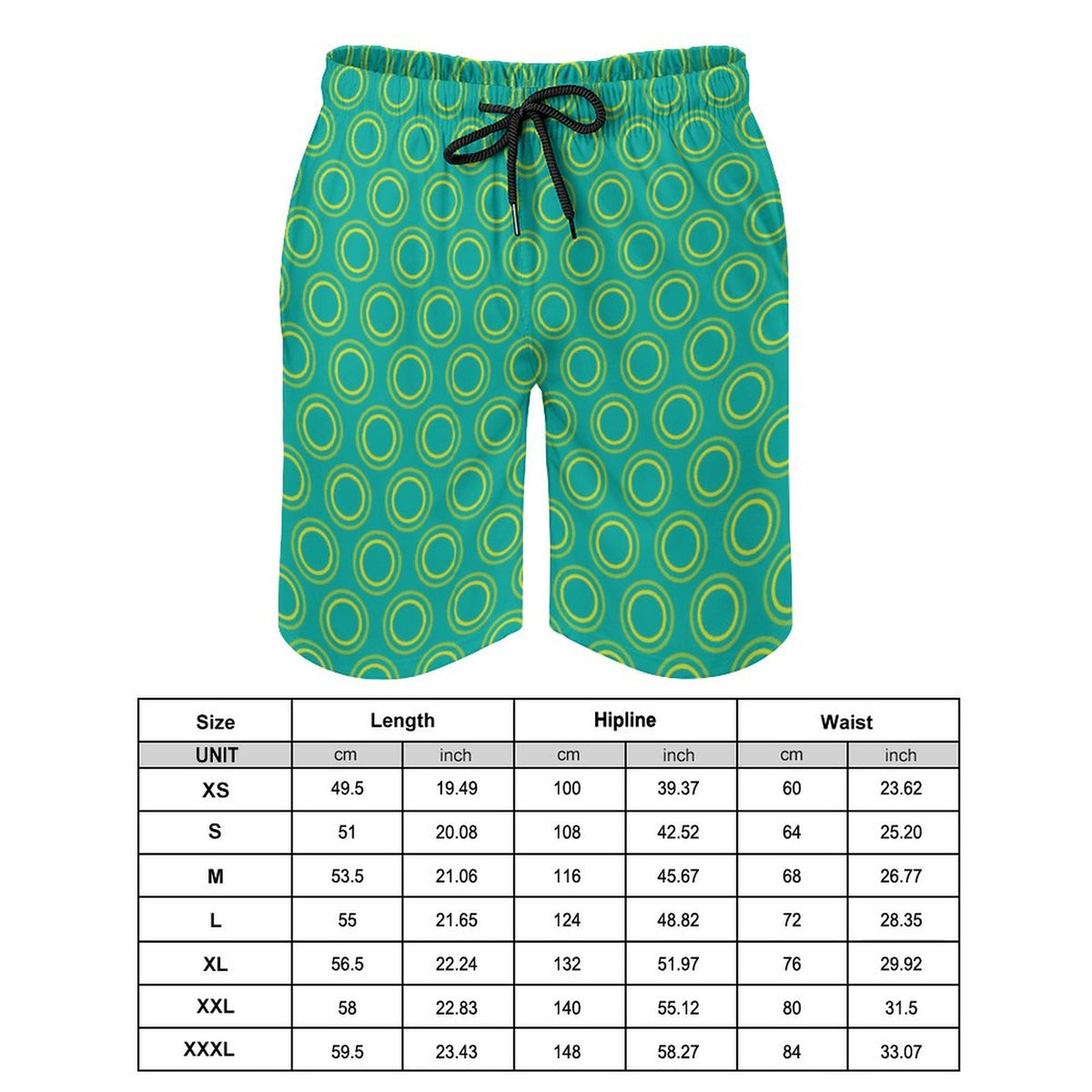 Men's Beach Shorts with Pockets