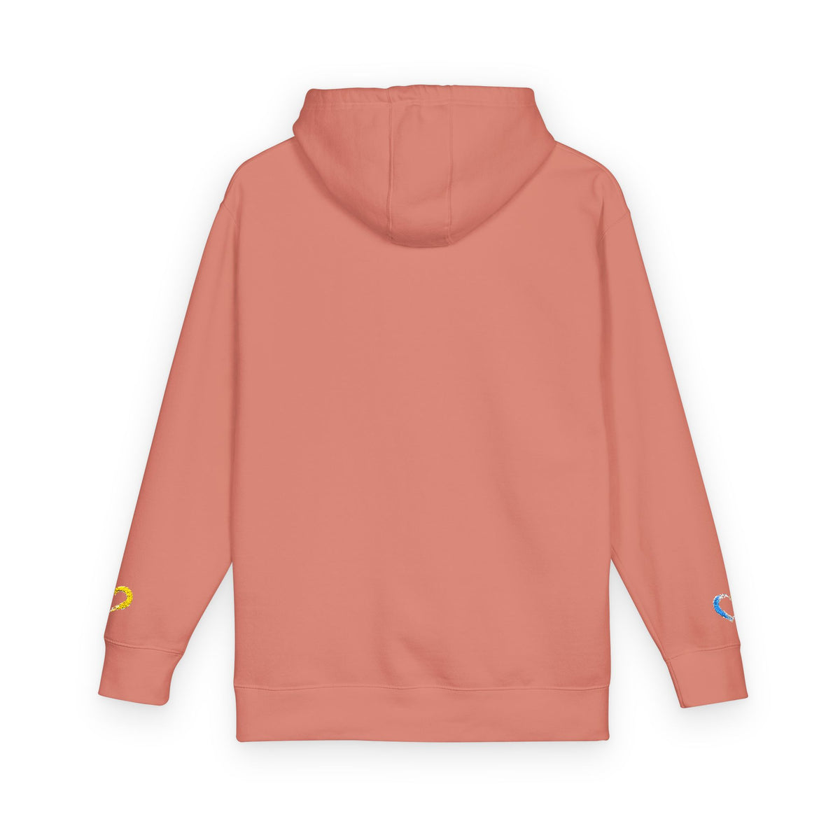Colorful Heart Unisex Fleece Hoodie | Cozy Gift for Friends, Valentine's Day, Anniversary, Casual Wear, Spring Fashion