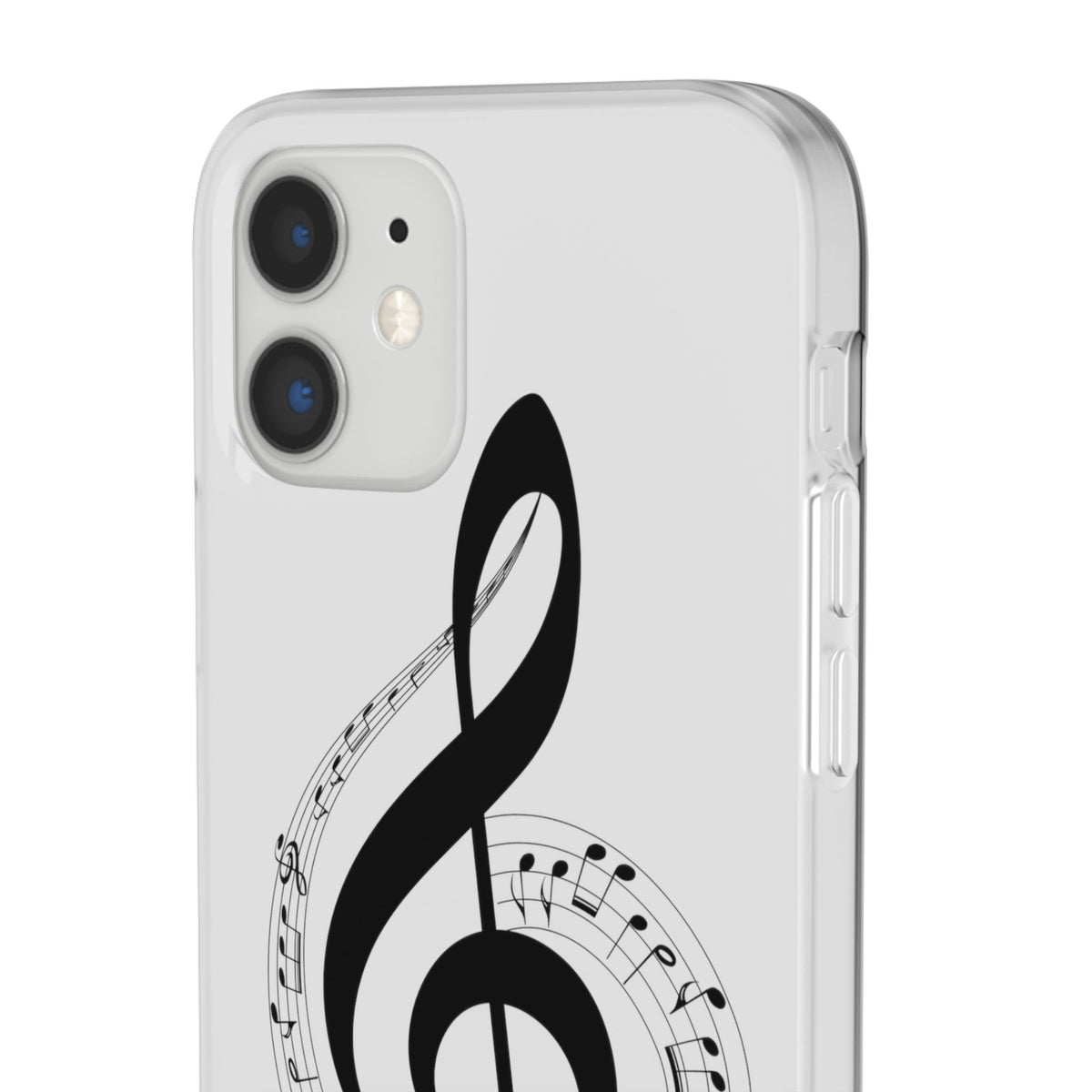 Phone Case — Musical Treble Clef Design