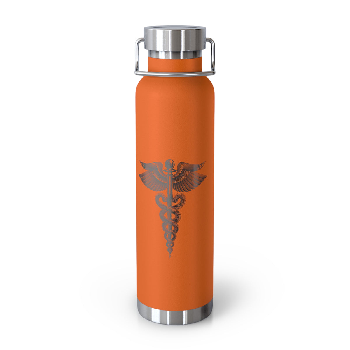 Stylish Copper Insulated Water Bottle, 22oz, Perfect for Active Lifestyles, Gifts for Healthcare Workers, Eco-Friendly, Exercise, Travel