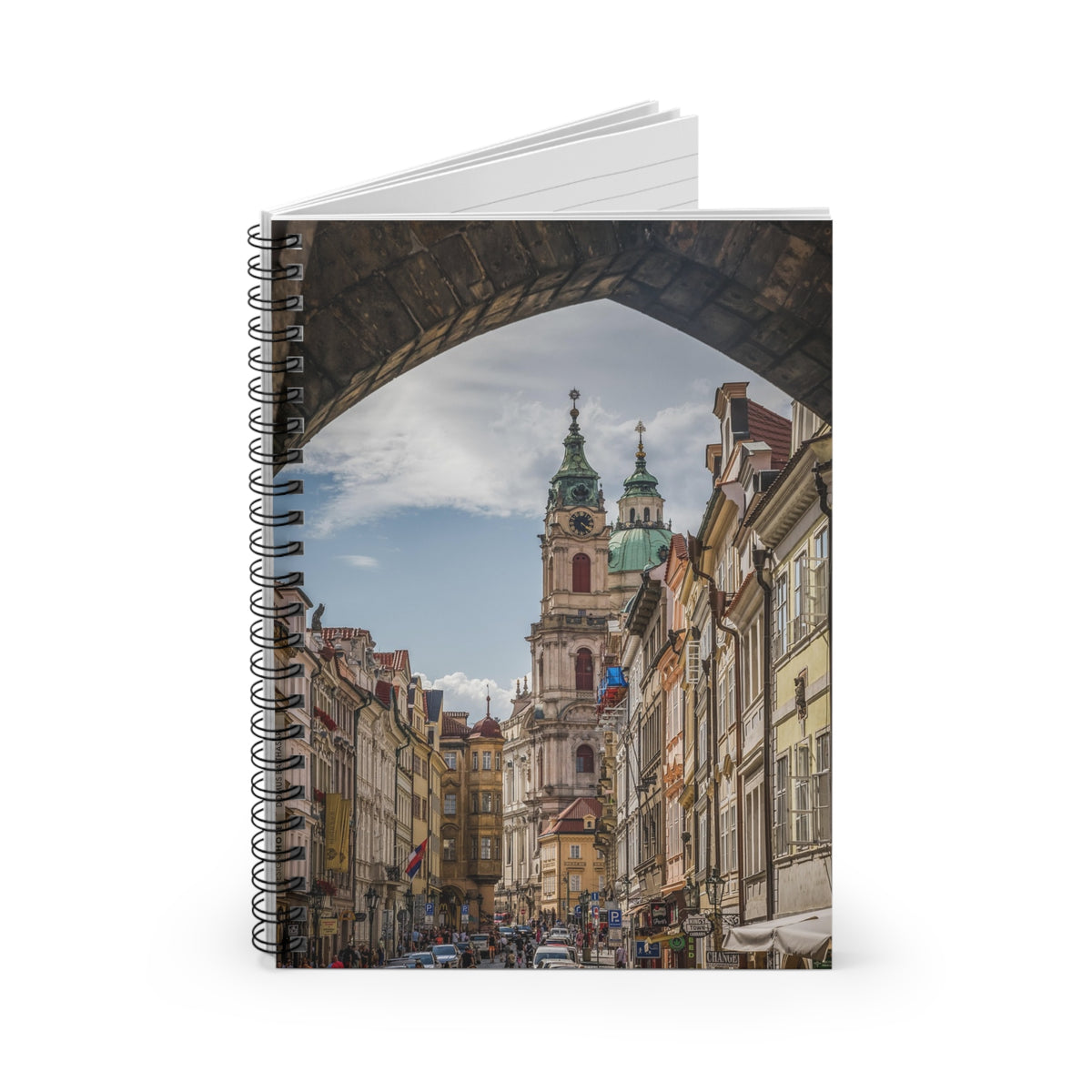 Scenic Cityscape Spiral Notebook - Perfect for Journaling, Note-Taking, Gifts, Travel Memories, School & Home Use