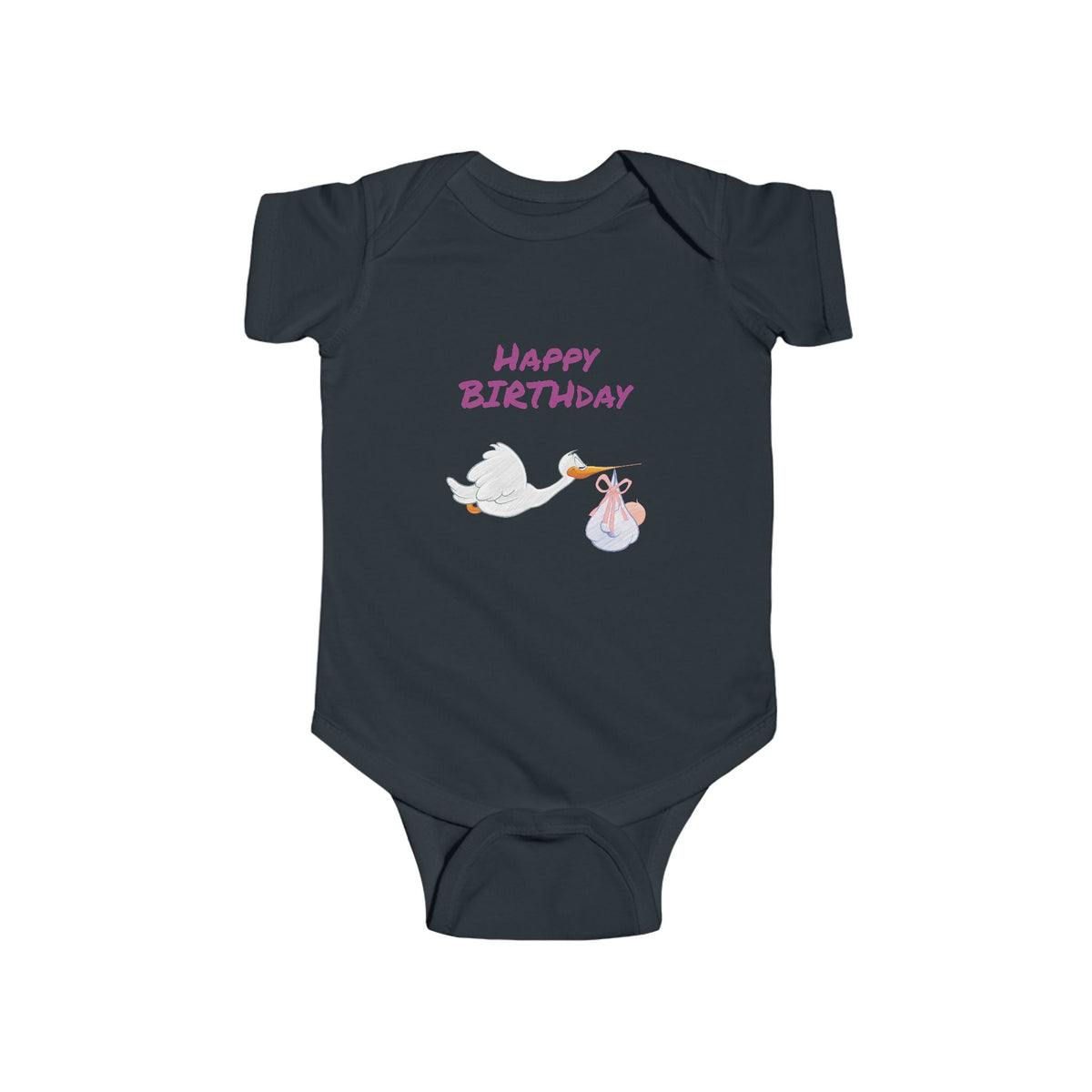 Happy Birthday Infant Bodysuit, Cute Baby Shower Gift