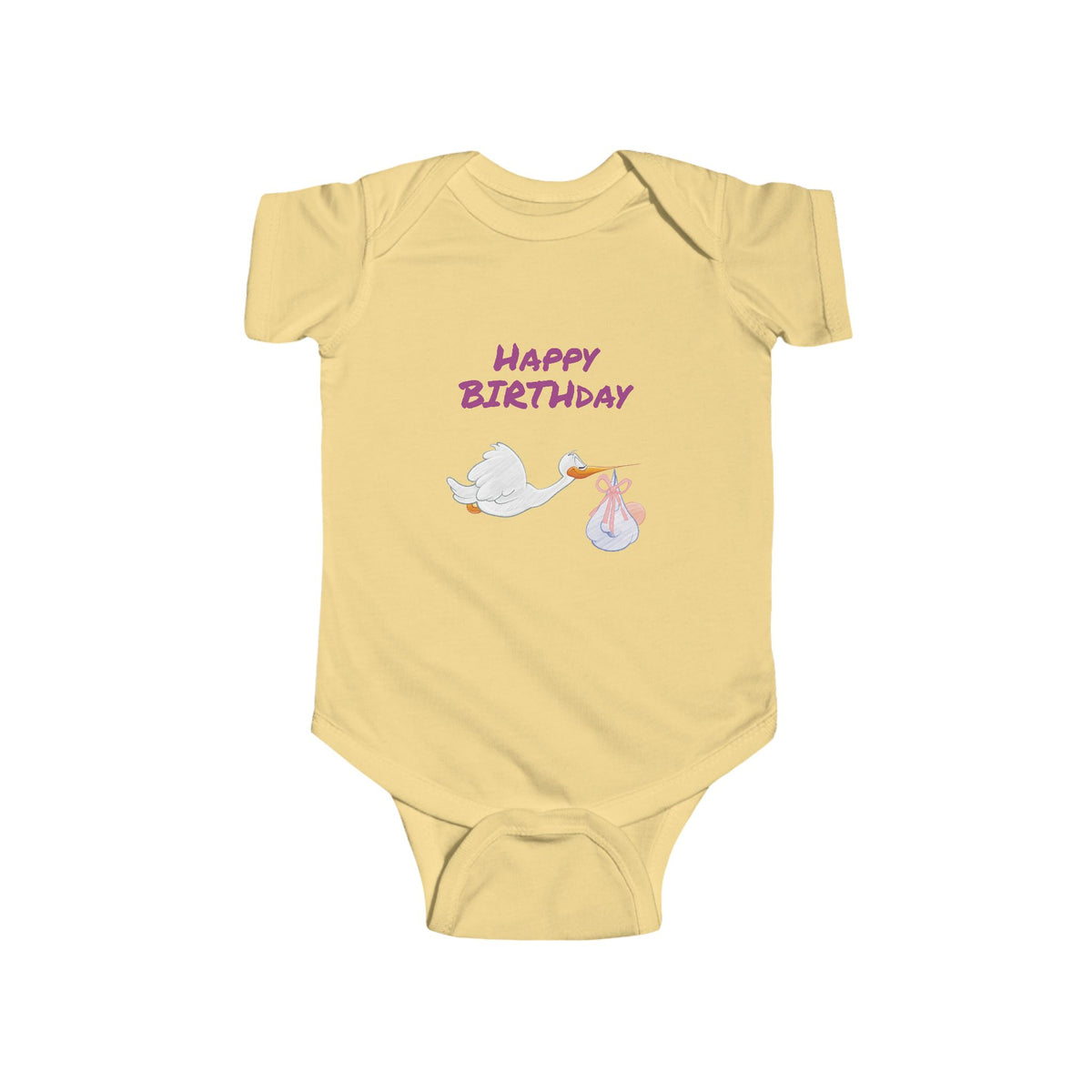 Happy Birthday Infant Bodysuit, Cute Baby Shower Gift