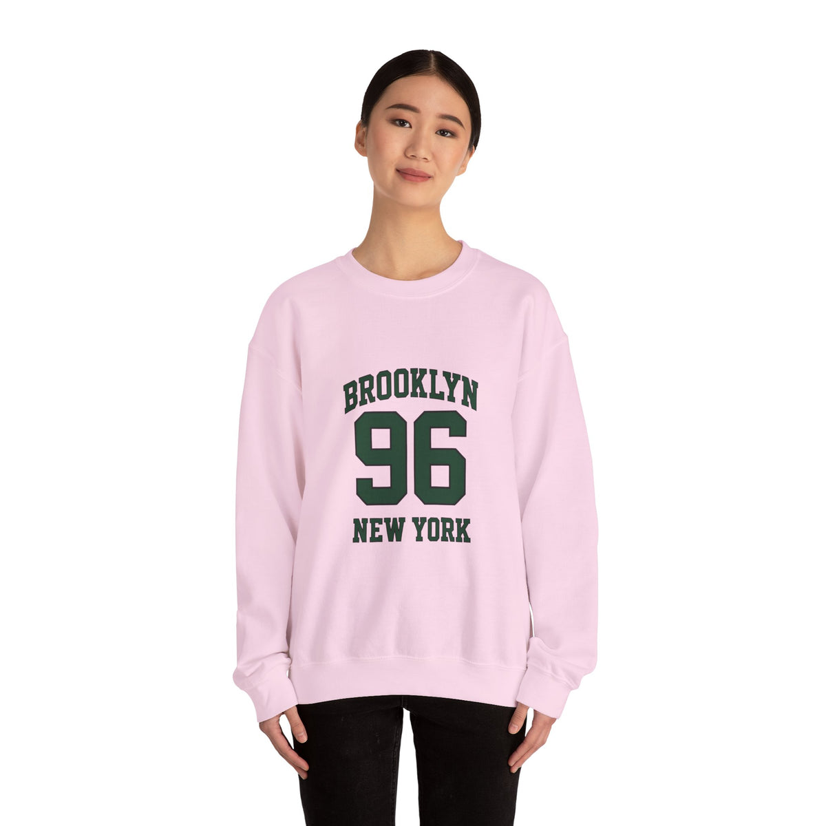 Crewneck Sweatshirt - Brooklyn 96 New York Vintage Athletic Pullover