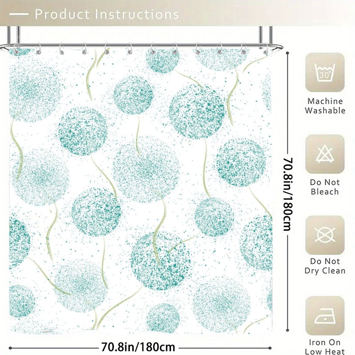 Waterproof Shower Curtain