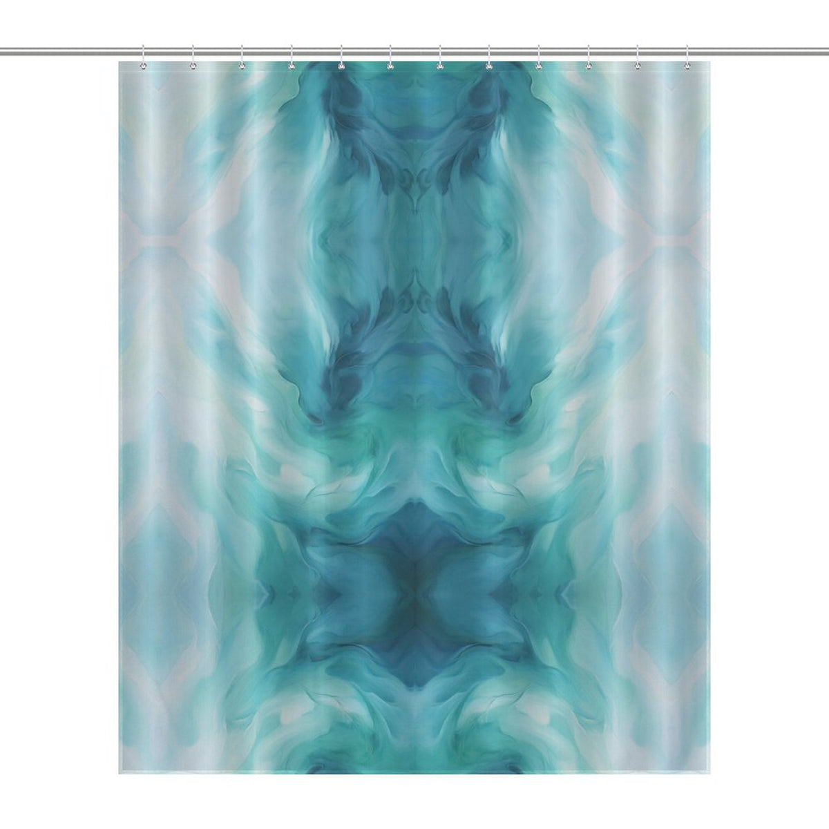 Blue Shower Curtain