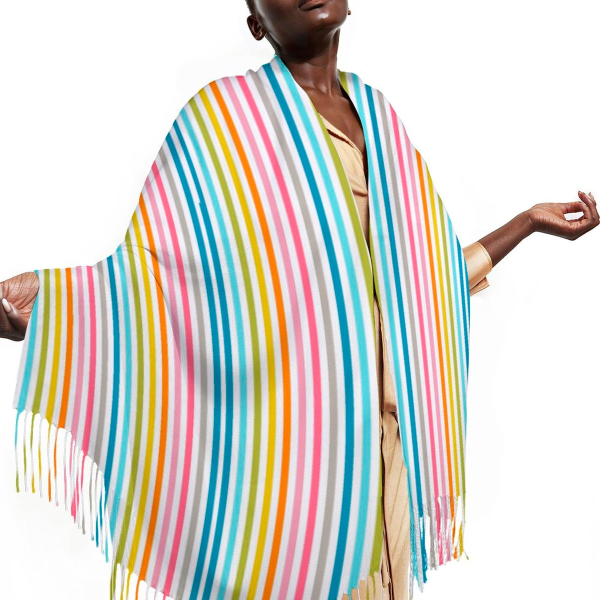 Cashmere-like Tassel Scarf