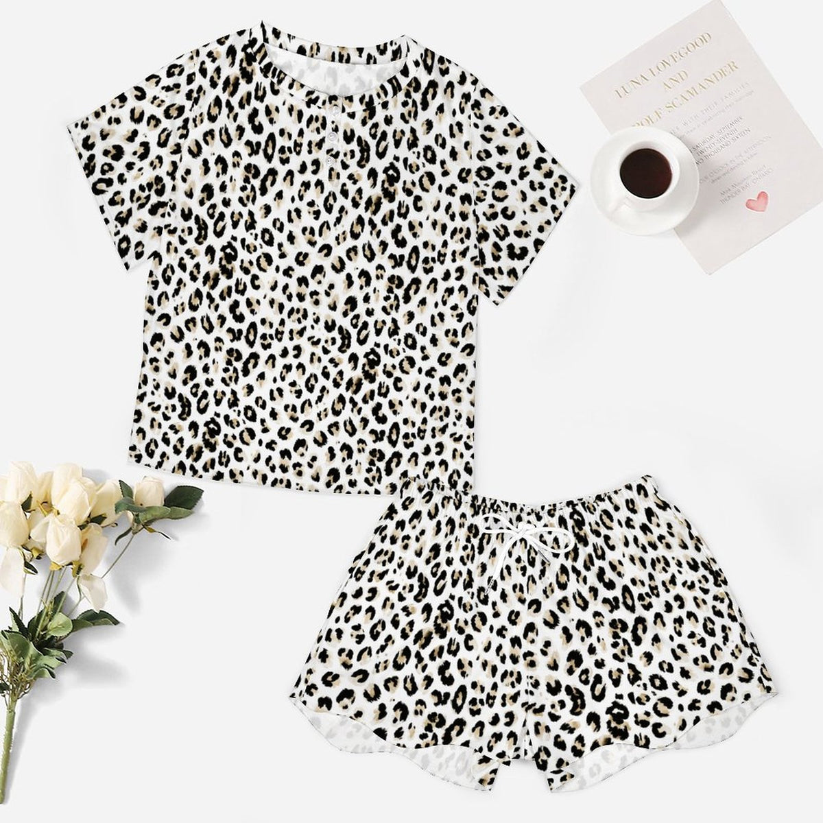Cooling Short Sleeve Loungewear Set