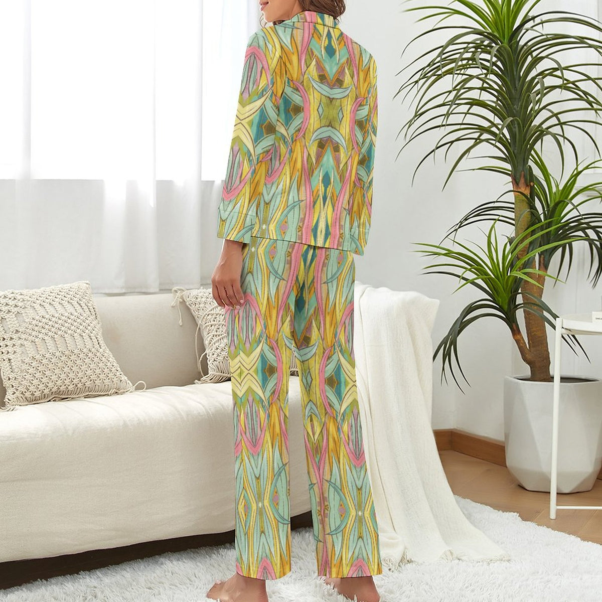 V-Neck Women Night Wear