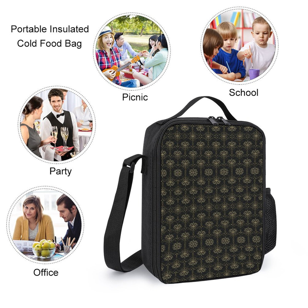 Insulated Lunch Bag with Polyester