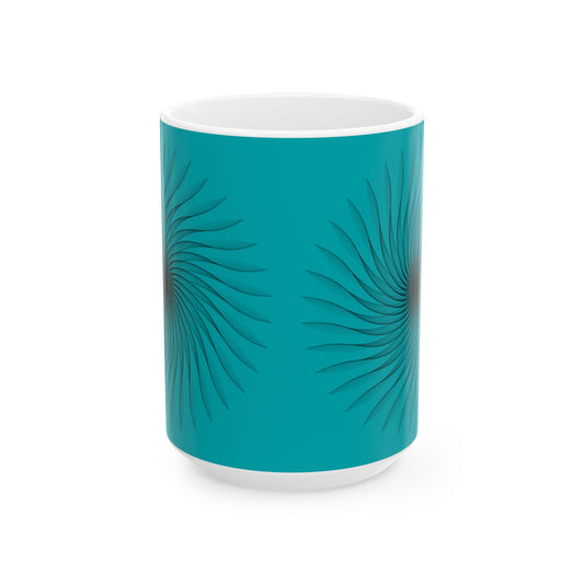 Vibrant Swirl Ceramic Mug - Perfect for Coffee Lovers, Housewarming Gift, Birthday, Home Decor, Tea Enthusiast