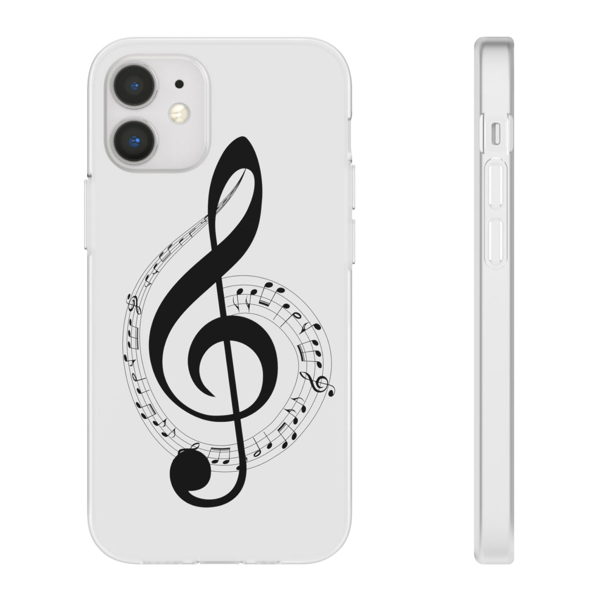 Phone Case — Musical Treble Clef Design