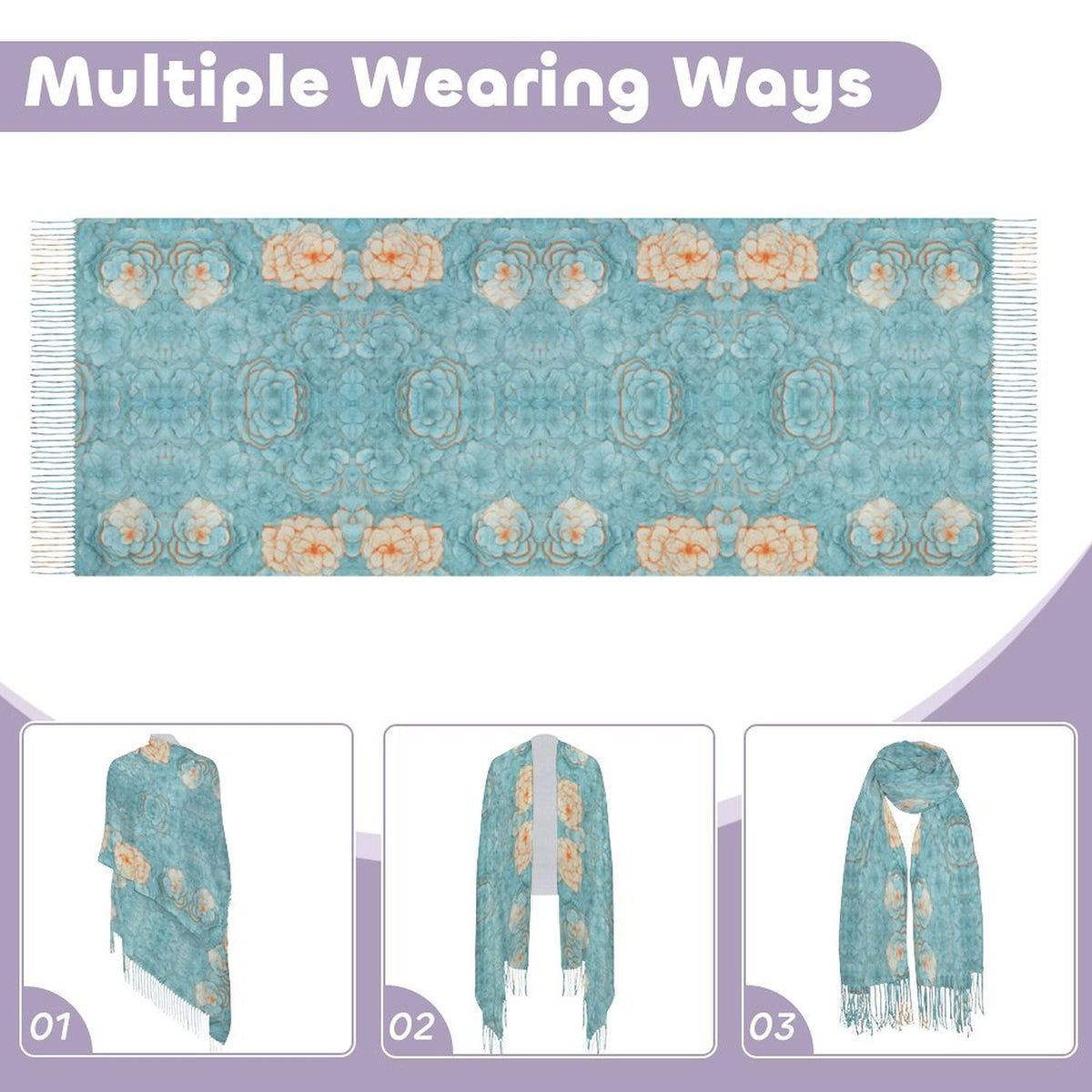 Cashmere-like Tassel Scarf