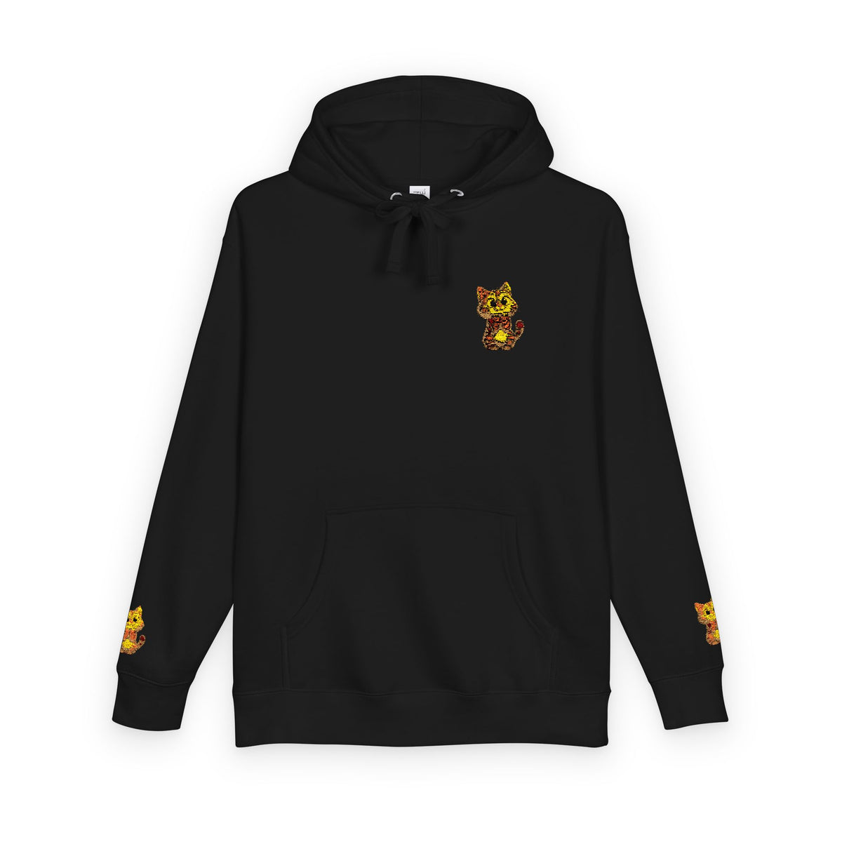 Cozy Fleece Hoodie with Cute Animal Design, Unisex Sweatshirt for Casual Outings, Gifts for Animal Lovers, Perfect for Fall and Winter