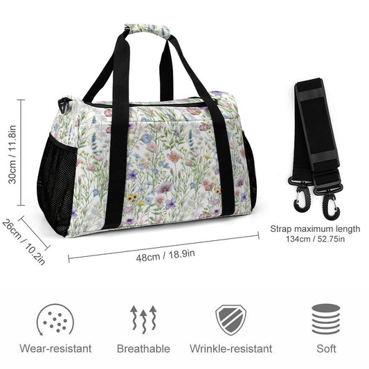 Travel Duffel Bag- Floral