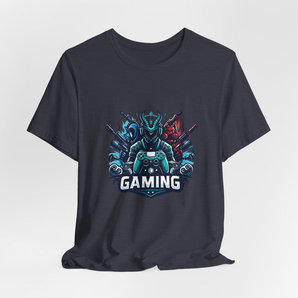 Gaming Controller Emblem Tee — Esports Gamer Graphic T-Shirt