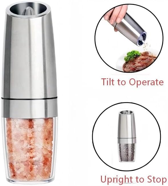 LIMITED TIME ONLY - Electric Salt and Pepper Grinder Set - only $17.00