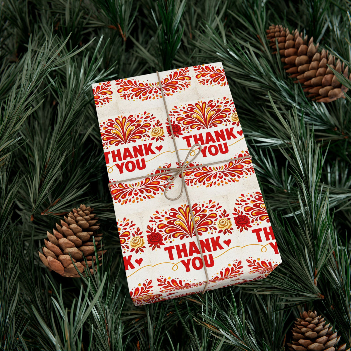 Gift Wrap Papers - "Thank You"