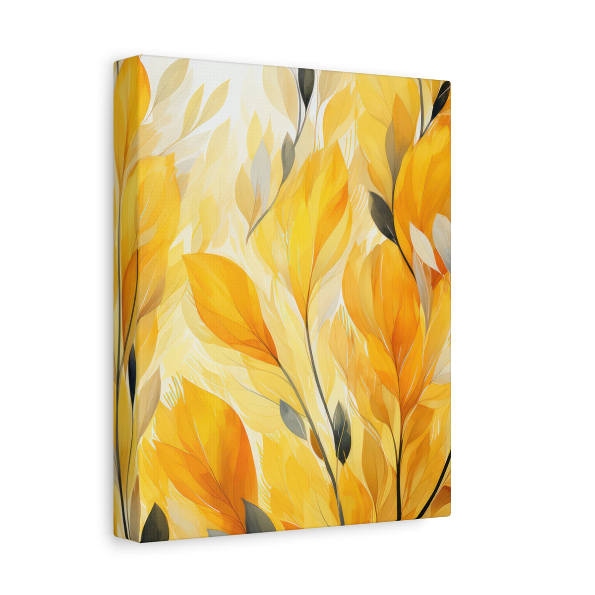 Gorgeous Yellow Matte Canvas Art Print, Stretched, 1.25"