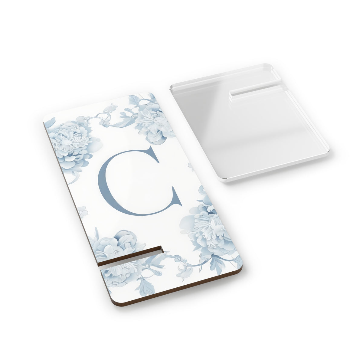 Floral Smartphone Stand, Elegant Mobile Display Holder, Personalized Tech Accessory, Desk Organizer, Gift for Her
