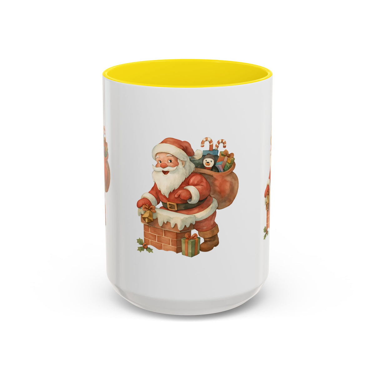Festive Santa Coffee Mug, Holiday Gift, Christmas Decorations, Cozy Kitchen, Unique Mug, Santa-Themed Drinkware