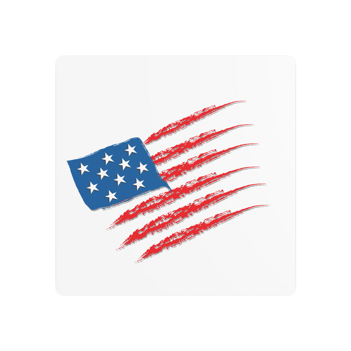 Patriotic Metal Art Sign, Rustic Decor for Home, Wall Art for Independence Day, Memorial Day, Veteran's Day, Gifts for Patriots