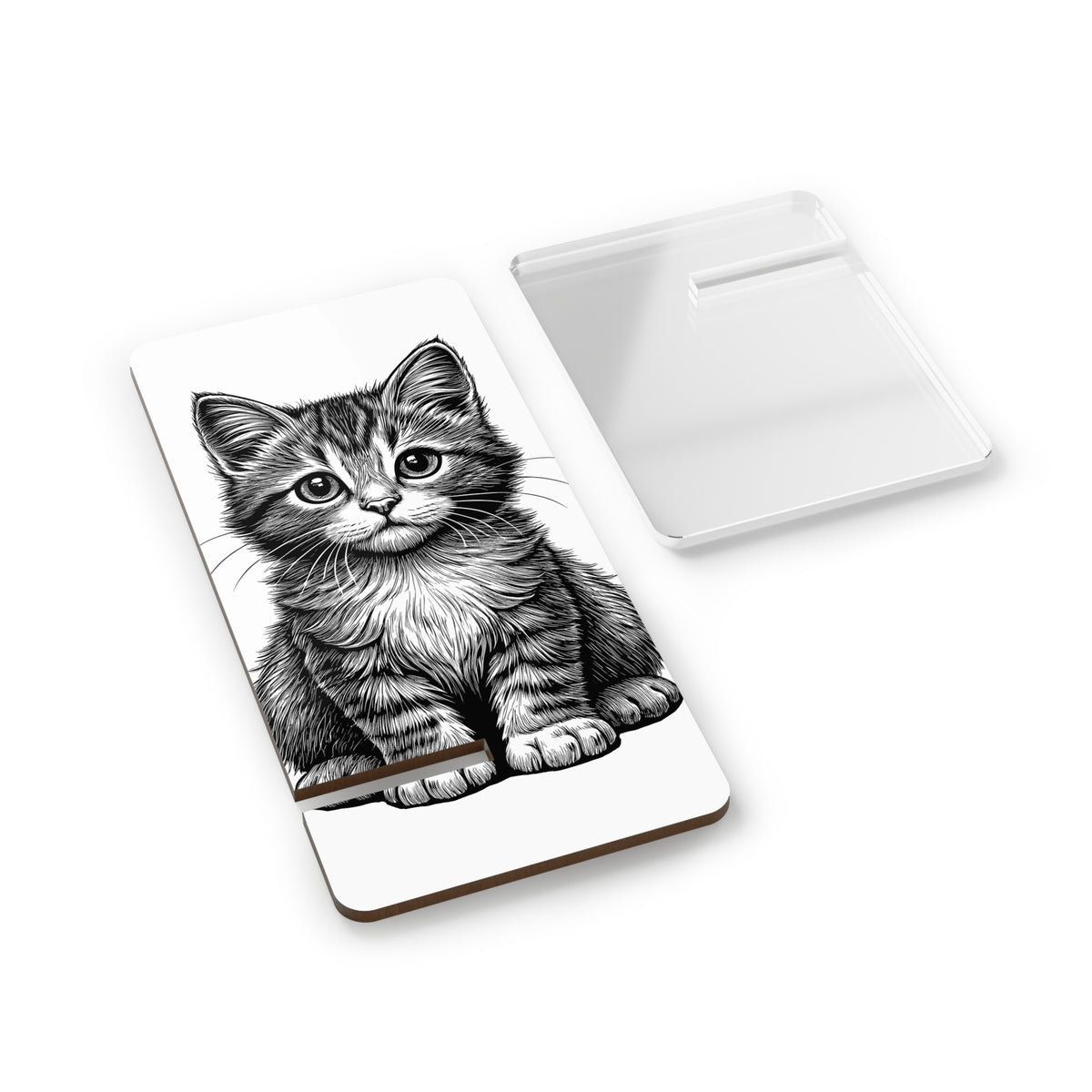 Cute Cat Mobile Display Stand, Smartphone Holder, Cat Lover Gift, Desk Organizer, Pet Lover Decor