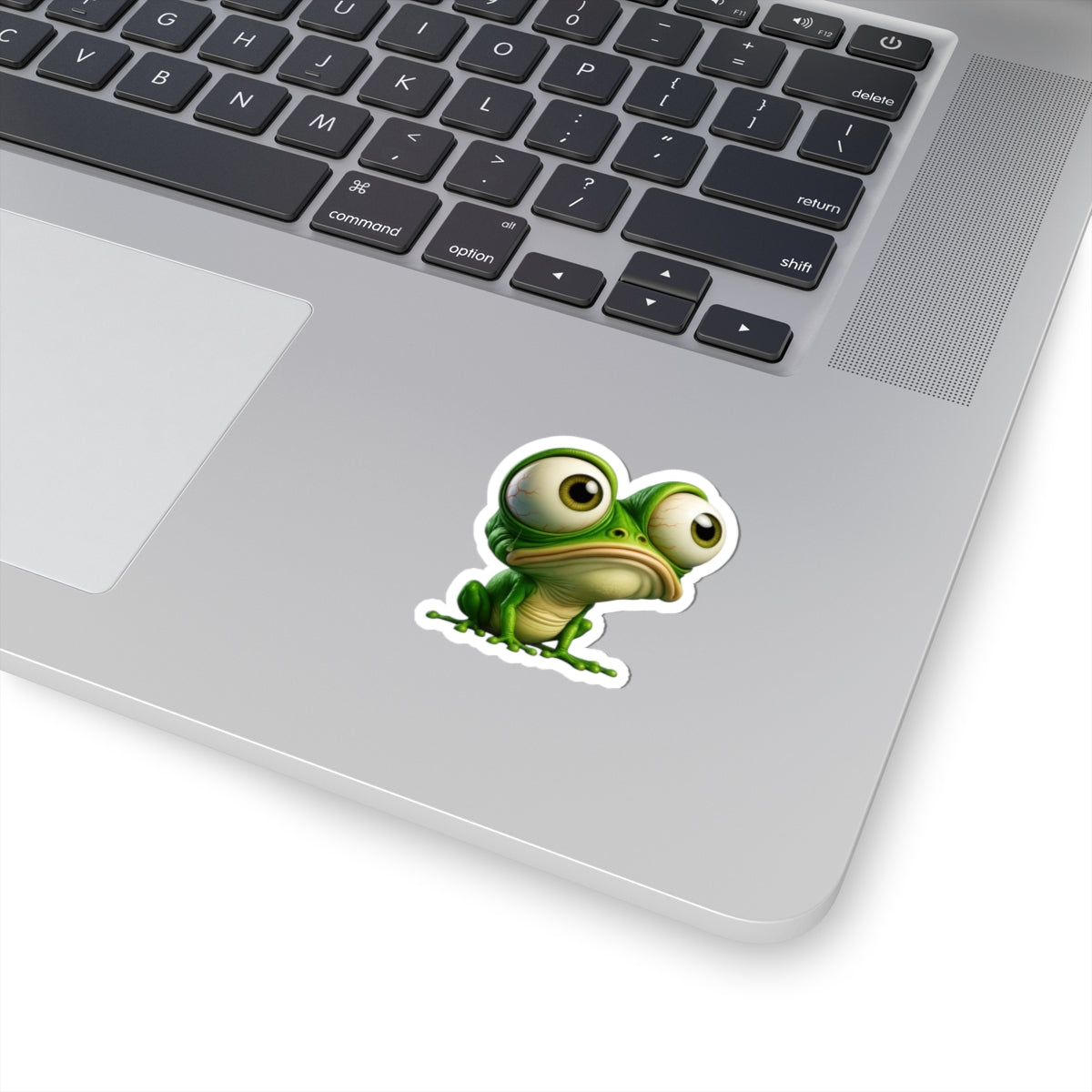 Playful Frog Kiss-Cut Stickers - Perfect for Laptops and Water Bottles