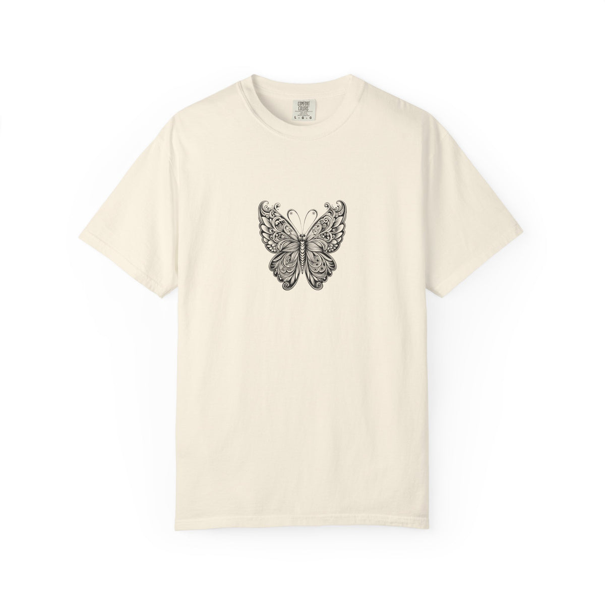 Bohemian Butterfly T-shirt, Unisex Clothing, Nature Inspired Tee, Gift for Her, Casual Wear, Summer Fashion