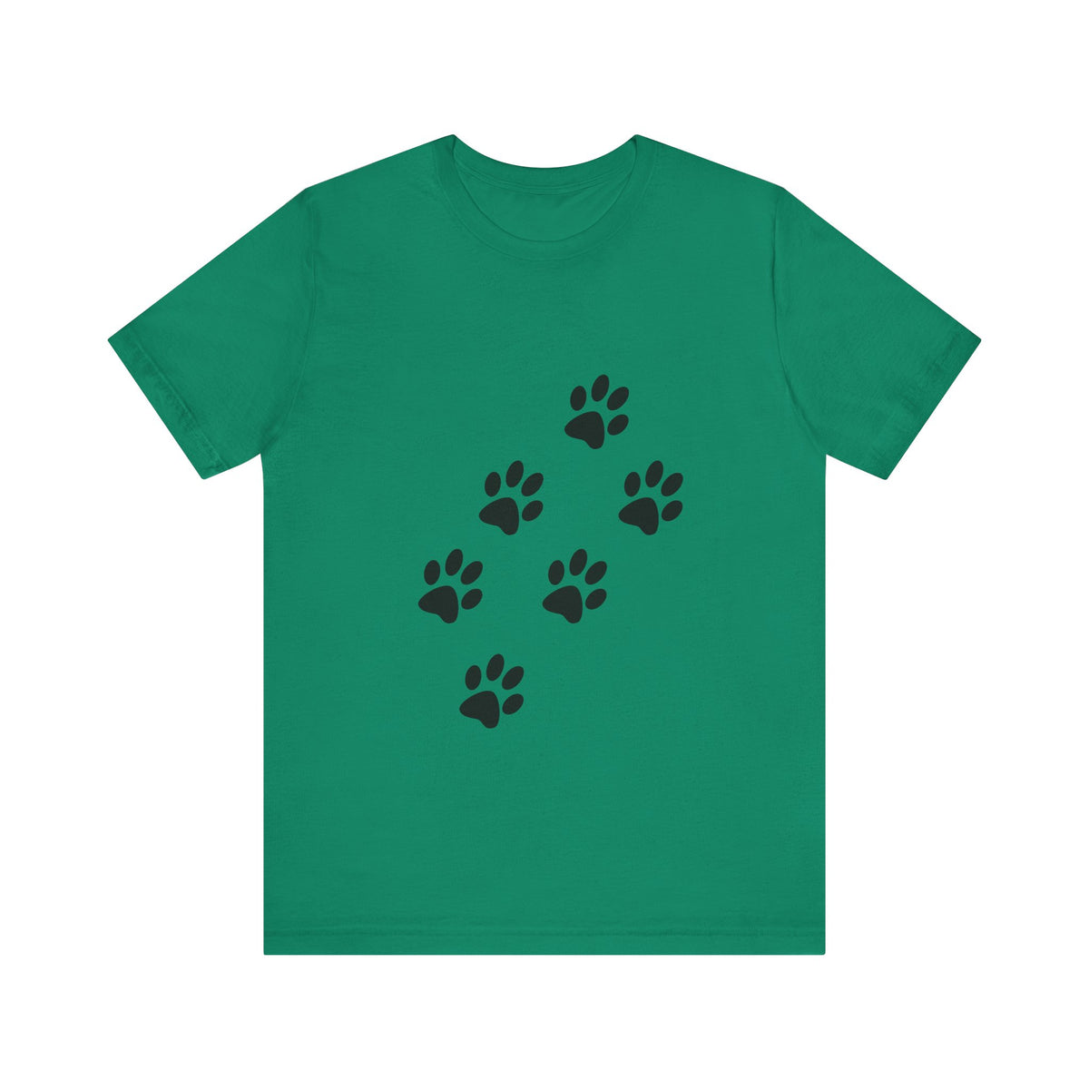 Paw Print Short Sleeve Tee | Unisex Animal Lover Shirt, Pet Owner Gift, Casual Wear, Gifts for Dog Lovers, Comfortable T-Shirt
