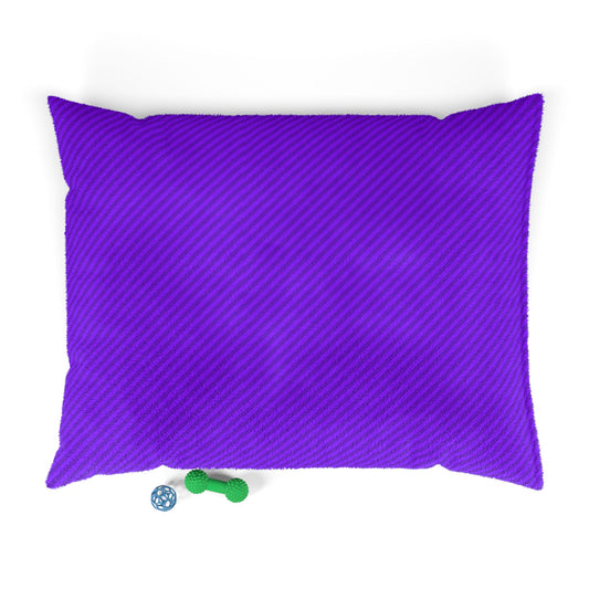 Cozy Purple Pet Bed, Dog Bed, Cat Bed, Luxury Sleeping Cushion, Comfortable Pet Lounge, Soft Plush Bedding