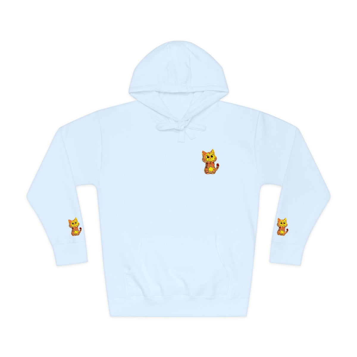 Cozy Fleece Hoodie with Cute Animal Design, Unisex Sweatshirt for Casual Outings, Gifts for Animal Lovers, Perfect for Fall and Winter
