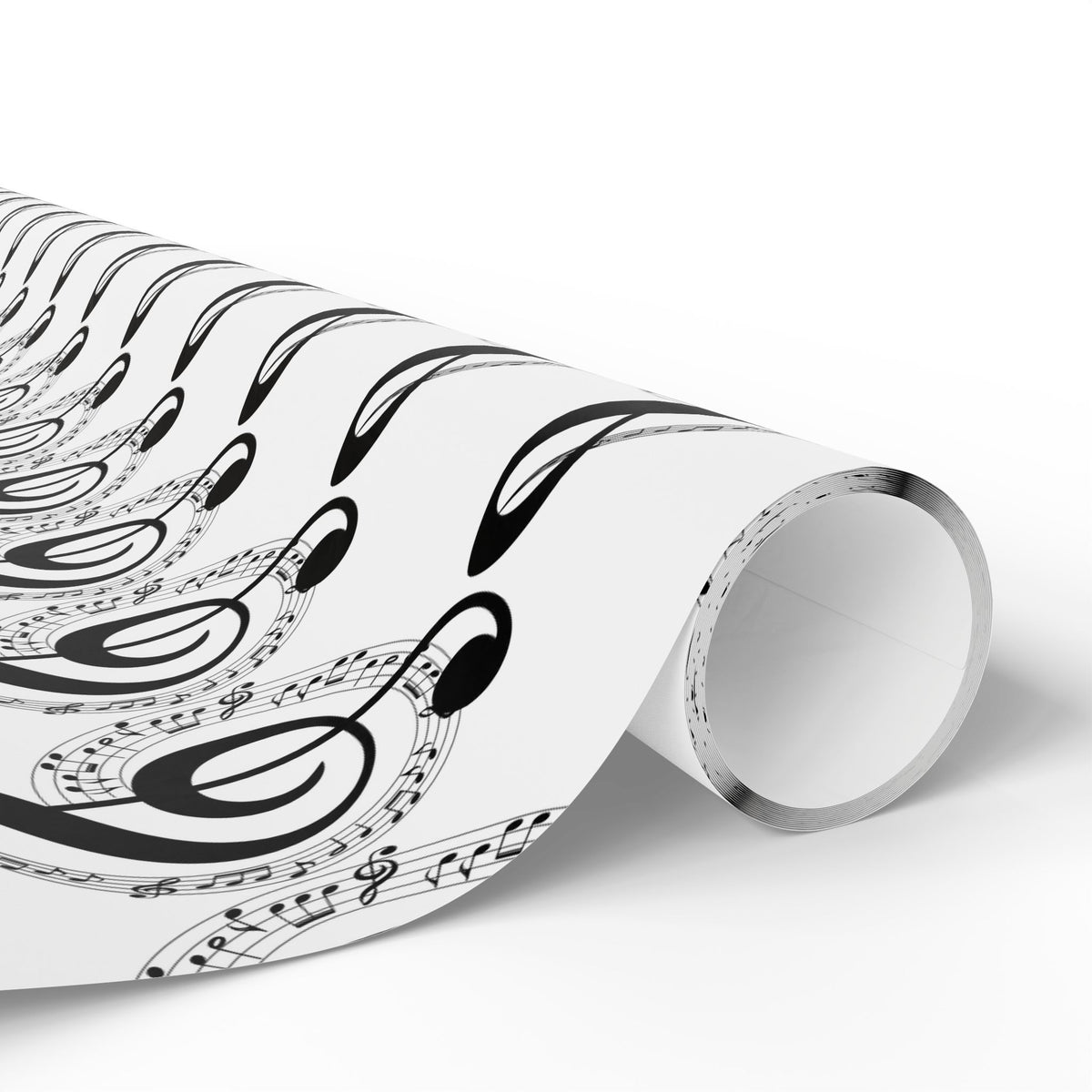 Musical Notes Wrapping Paper Perfect for Music Lovers