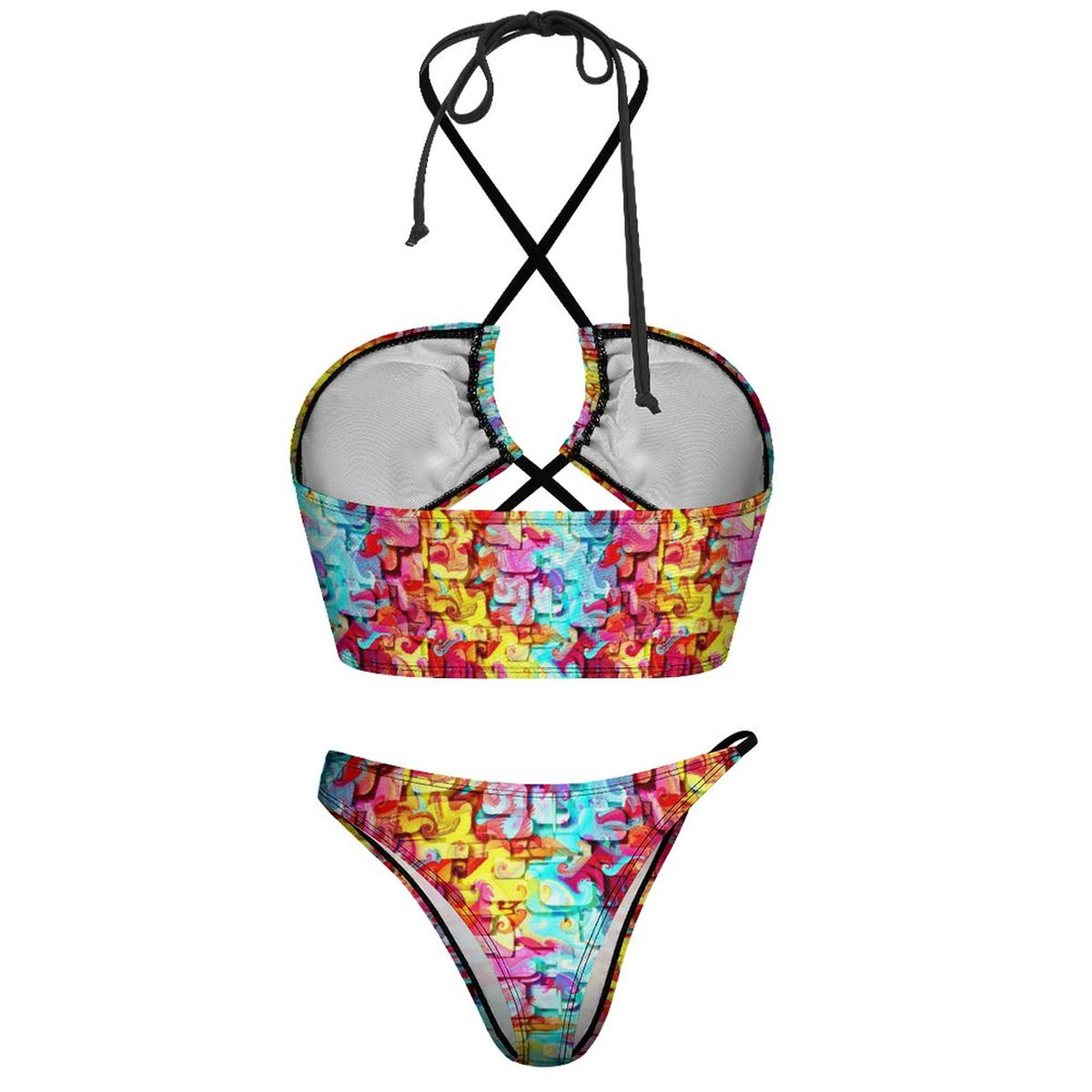 Colorful Custom Design Bikini Swimsuit