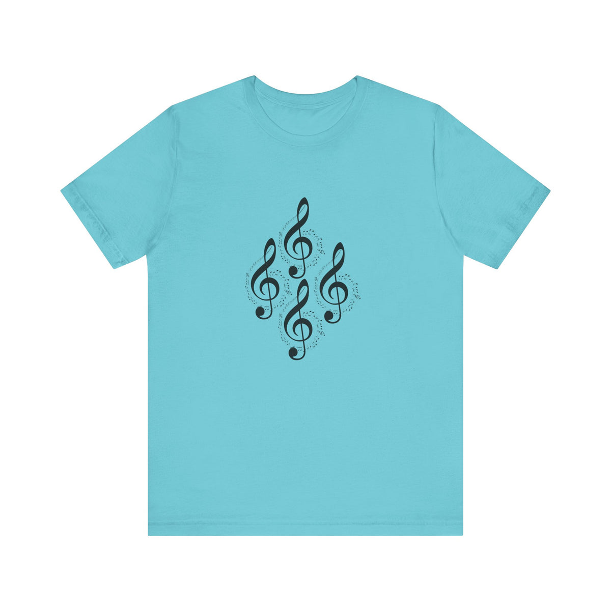 Musical Notes Tee - Perfect for Music Lovers, Casual Wear, Concerts, Festivals, Unique Gift Idea
