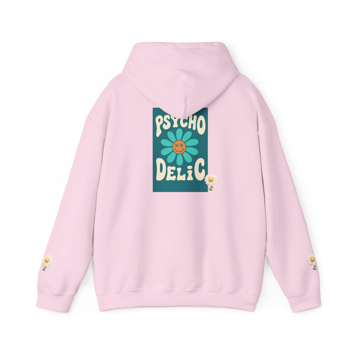 Psychedelic Floral Hoodie, Cozy Sweatshirt for Casual Style, Gift for Flower Lovers, Cute Streetwear, Spring Fashion, Art Tee