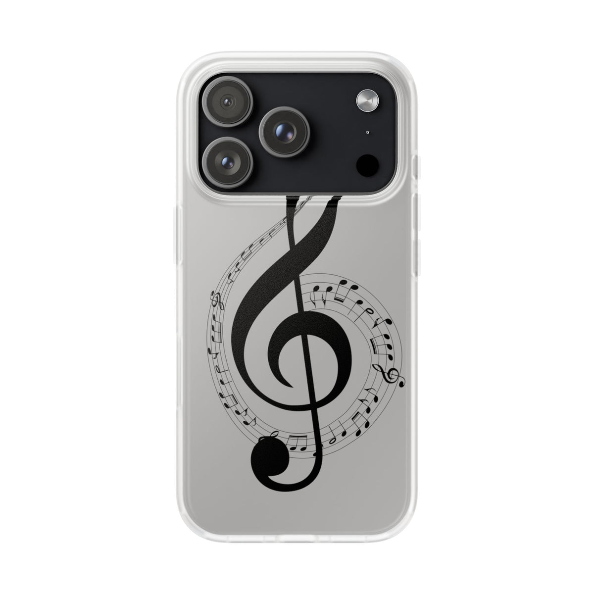 Phone Case — Musical Treble Clef Design