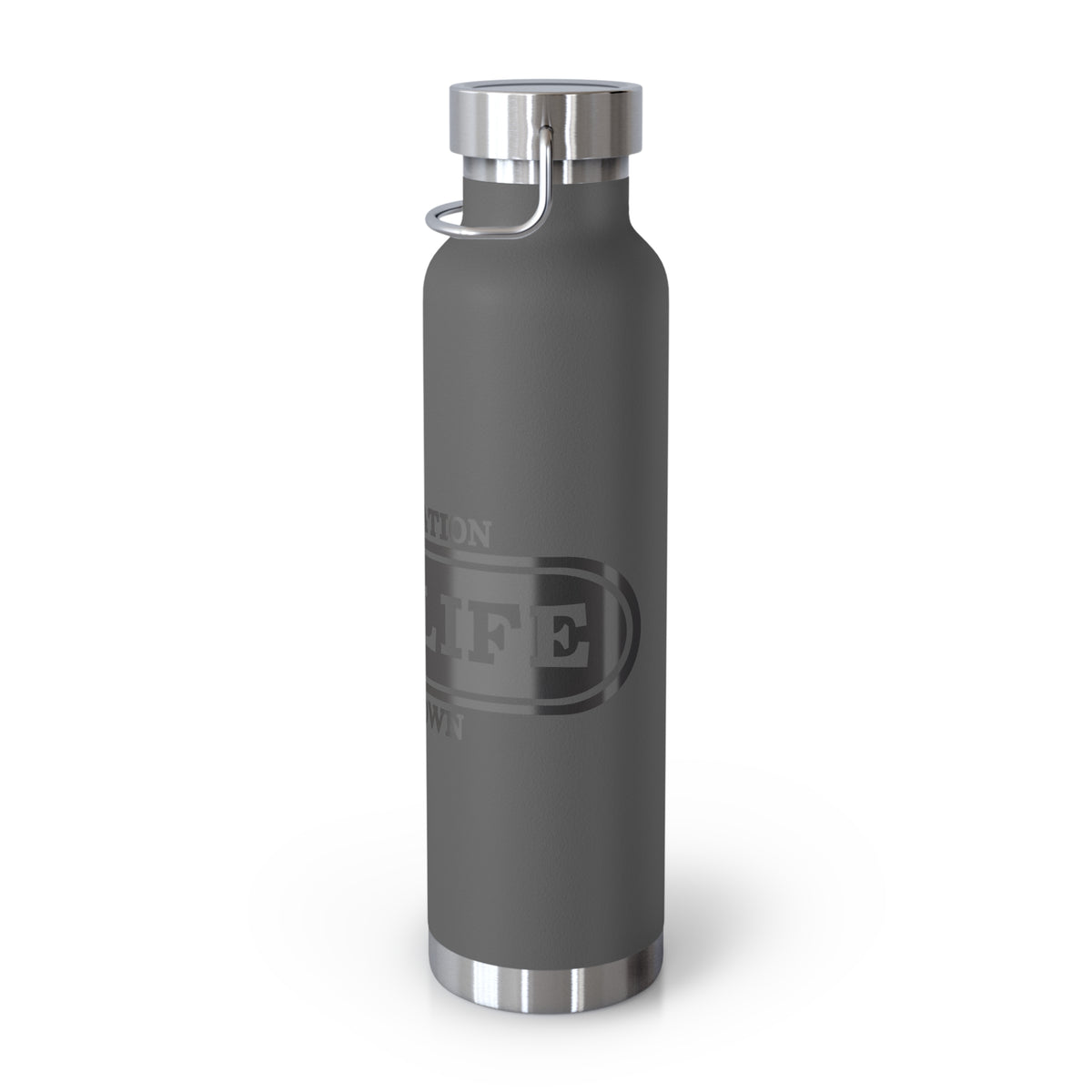 Travel-Inspired Copper Vacuum Insulated Bottle, Adventure, Outdoors, Hydration, Gift, Eco-Friendly