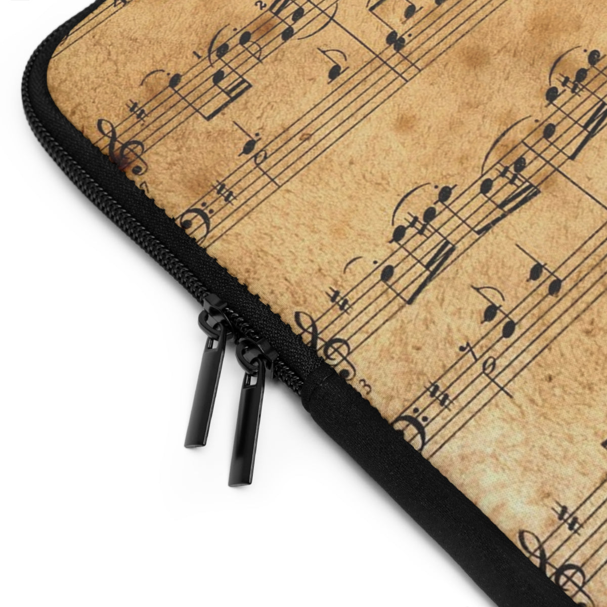 Vintage Music Laptop Sleeve with Violin Design
