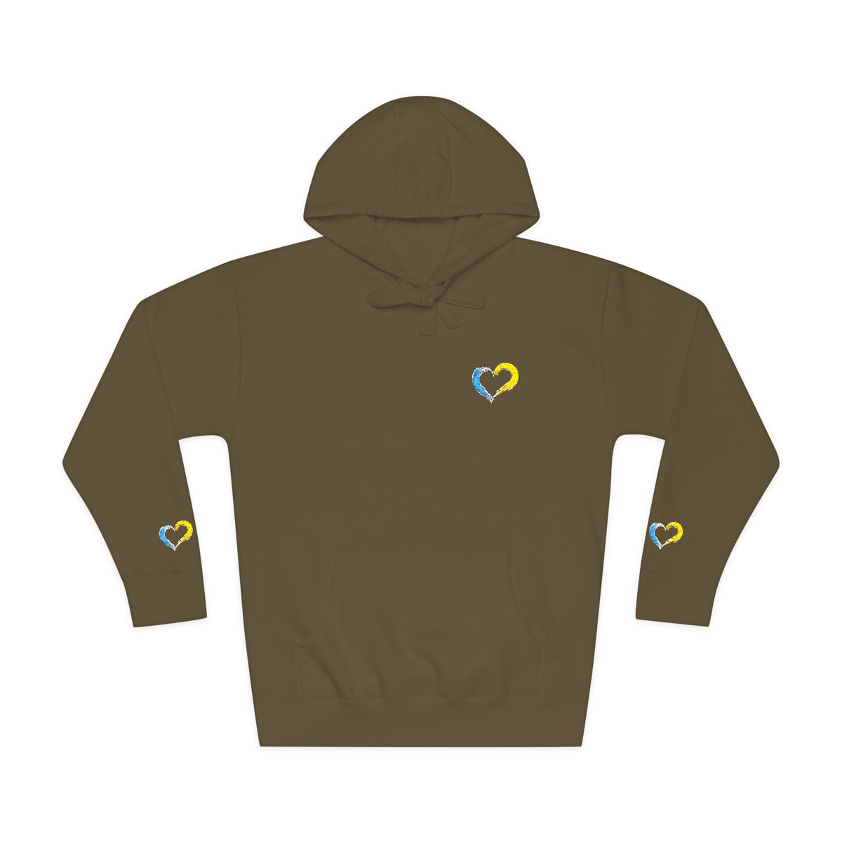 Colorful Heart Unisex Fleece Hoodie | Cozy Gift for Friends, Valentine's Day, Anniversary, Casual Wear, Spring Fashion