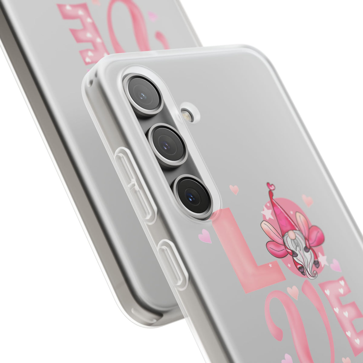 Love Gnome Phone Case — Cute Pink Valentine Flexi Case