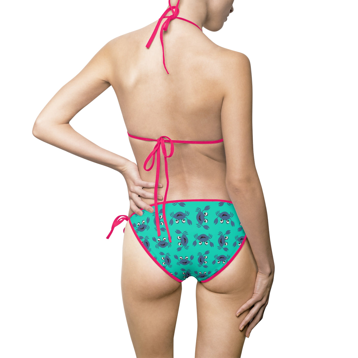 Tropical Print Women's Bikini, Summer Swimwear, Beach Vacation, Pool Party, Vacation Essentials, Floral Swimwear